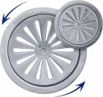Viospiral Σχάρα Inox Ασφαλείας Στρογγυλή Ø120 15-01335