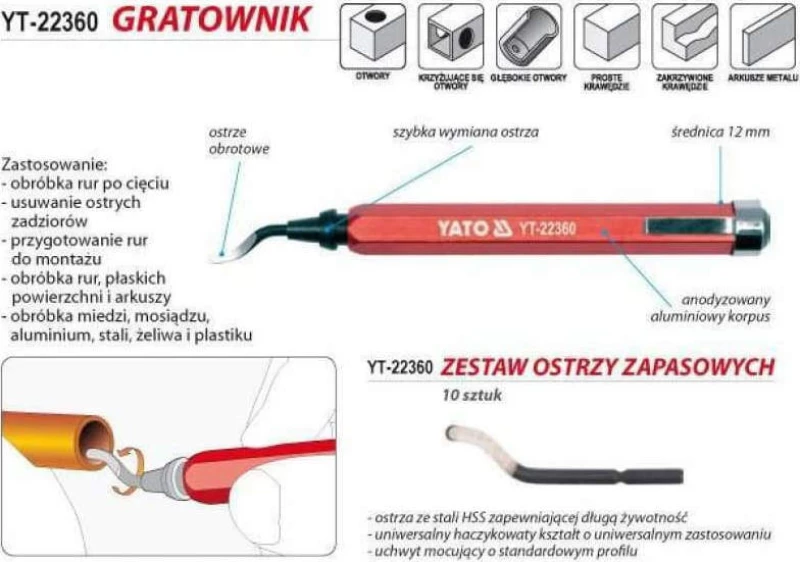 Yato Yt-22360 Απογρεζωτής Καθαρισμού Στυλό - Yt-22360