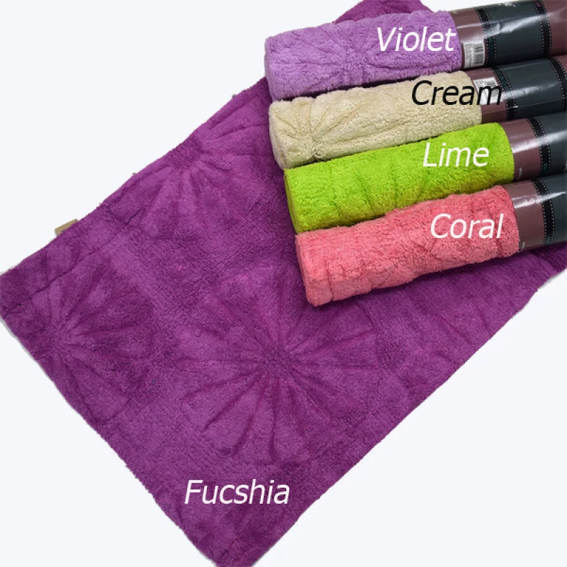 Palamaiki Πατάκι Μπάνιου 60x90 Sun Violet