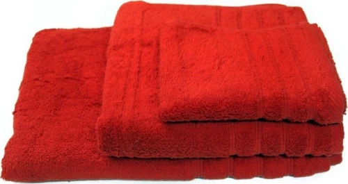 Anesis Σετ Πετσέτες 3τμχ Pennie Κόκκινο