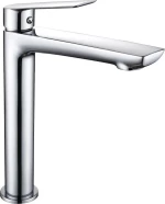 Demm Sleek 9914 Αναμεικτική Μπαταρία Νιπτήρα Ψηλή Ασημί