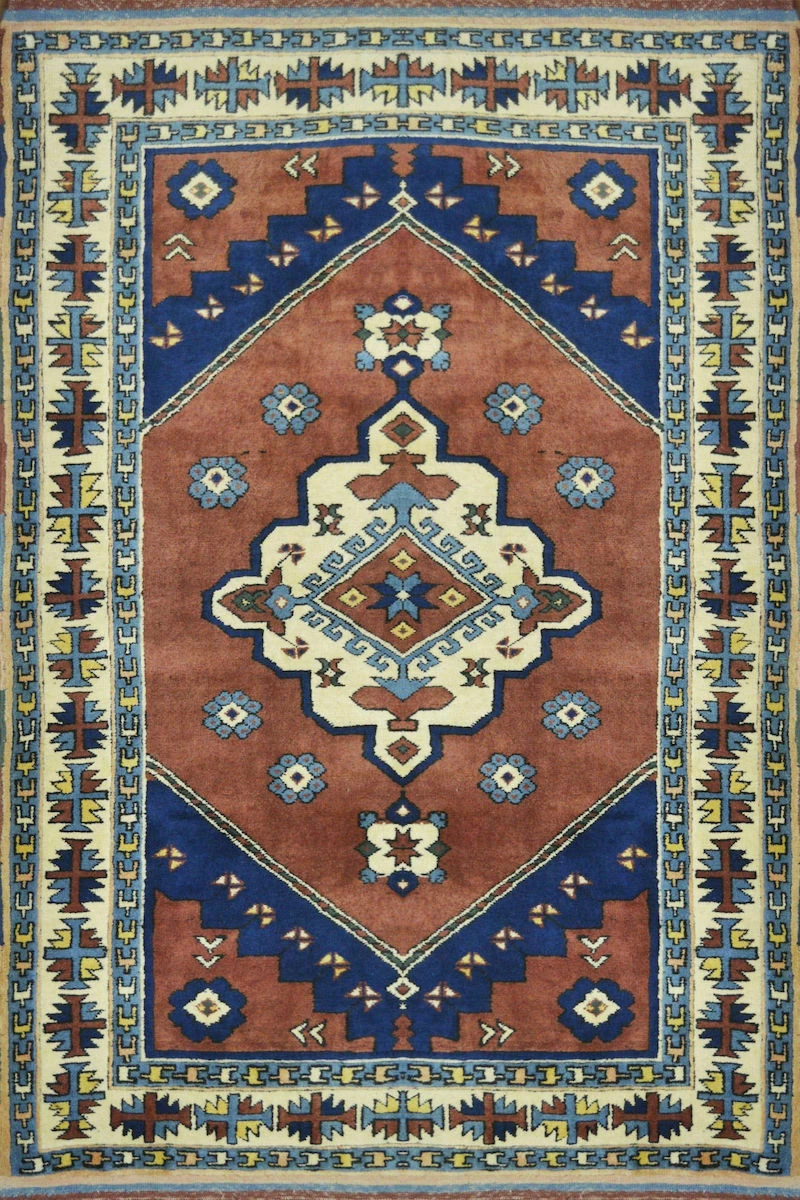 Χειροποίητο Χαλί Turkish Kazak Wool 240Χ169 240Χ169cm
