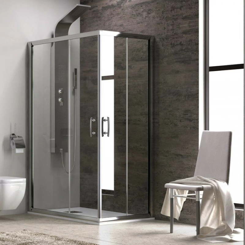 Karag Flora 100 Καμπίνα Ντουζιέρας 90x90x190cm Clear Glass