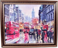 Fylliana London Πίνακας σε Καμβά 54x44cm