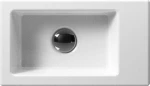 GSI Kube Επικαθήμενος Νιπτήρας Πορσελάνης 40x23cm Λευκός
