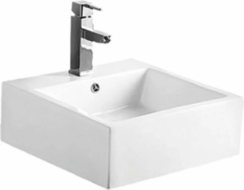Piccadilly 3011 Επικαθήμενος Νιπτήρας Πορσελάνης 46x46cm Λευκός