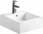 Piccadilly 3011 Επικαθήμενος Νιπτήρας Πορσελάνης 46x46cm Λευκός