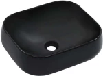 vidaXL 143906 Ένθετος Νιπτήρας Κεραμικός 44.5x39.5cm Μαύρος