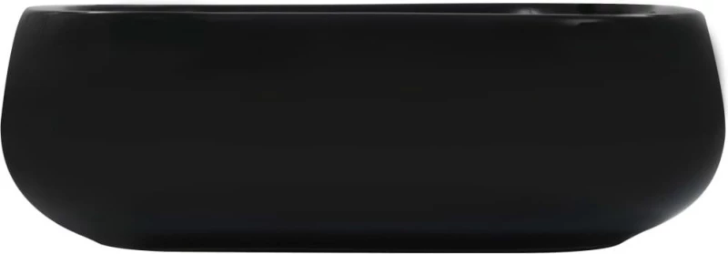 vidaXL 143906 Ένθετος Νιπτήρας Κεραμικός 44.5x39.5cm Μαύρος