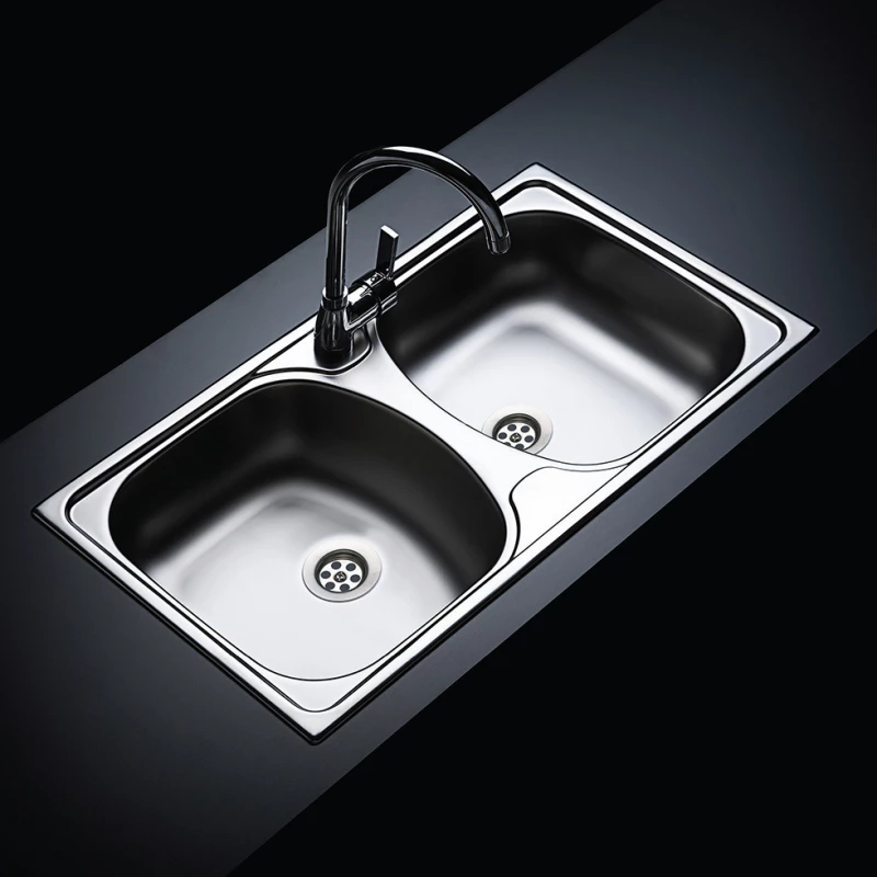 Fortinox Slender 24200 Ένθετος Νεροχύτης 78.5x44.5cm Inox Σαγρέ