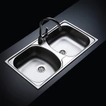 Fortinox Slender 24200 Ένθετος Νεροχύτης 78.5x44.5cm Inox Σαγρέ