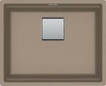 Franke Kubus 2 Kng 110-52 Υποκαθήμενος Νεροχύτης 56x46cm Oyster