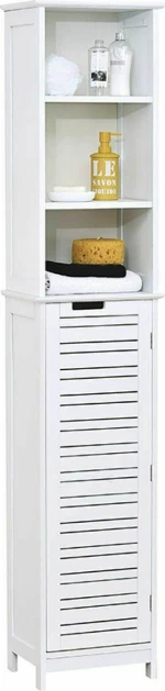 Eurocasa 9826 Στήλη Μπάνιου 35x26x173cm Λευκή
