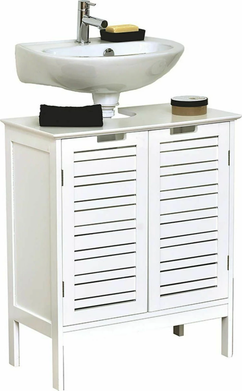 Eurocasa 9825 Πάγκος χωρίς Νιπτήρα 60x30x70cm Λευκός