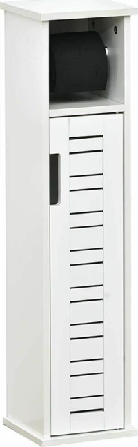Eurocasa 9829 Στήλη Μπάνιου 18x18x75cm Λευκή