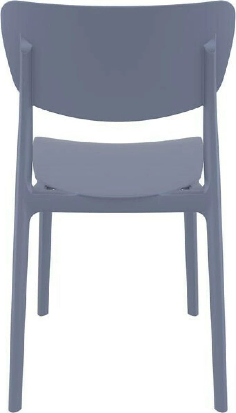 Καρέκλα Πολυπροπυλενίου Monna 127 Dark Grey