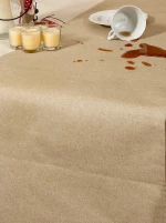 Viopros Diana Σουπλά Υφασμάτινο Μπεζ 50x35cm Σετ 2τμχ