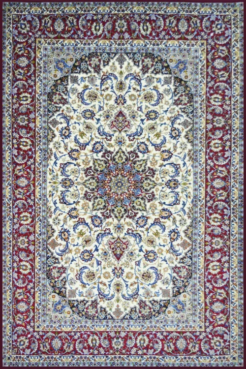 Χειροποίητο Χαλί Isfahan Silk 237Χ158 237Χ158cm