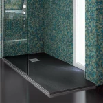 Karag Pietra Ντουζιέρα 70x140cm Cemento