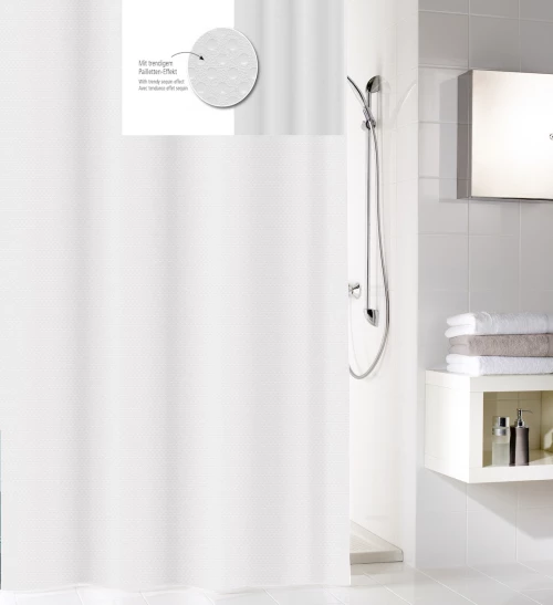 Kleine Wolke Κουρτίνα Μπάνιου 180x200 Sparkle White