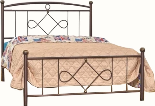 No22 Κρεβάτι Διπλό Μεταλλικό 140x190cm