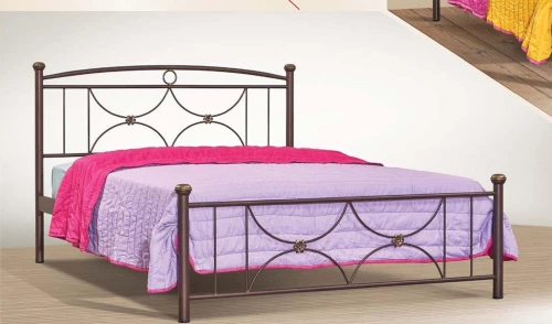 Νο26 Κρεβάτι Υπέρδιπλο Μεταλλικό 160x200cm