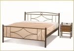 No17 Κρεβάτι Διπλό Μεταλλικό 150x200cm