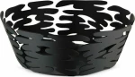 Alessi Φρουτιέρα Inox Μαύρη 18x18x6.5cm