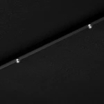 Ομπρέλα Κήπου με LED Μαύρη 300 εκ. με Ατσάλινο Ιστό