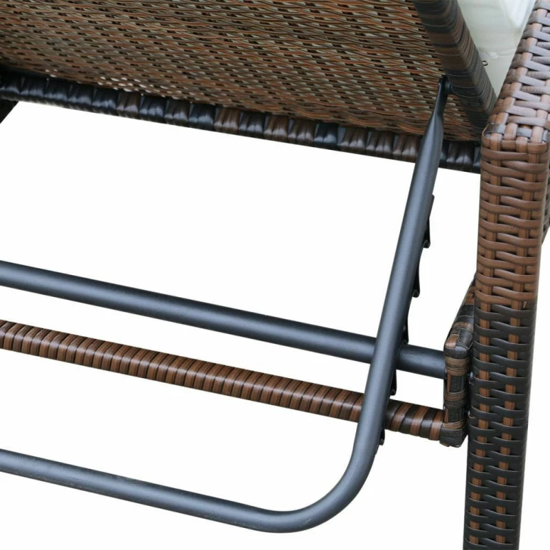 Ξαπλώστρα Rattan 42941 195x68x52cm