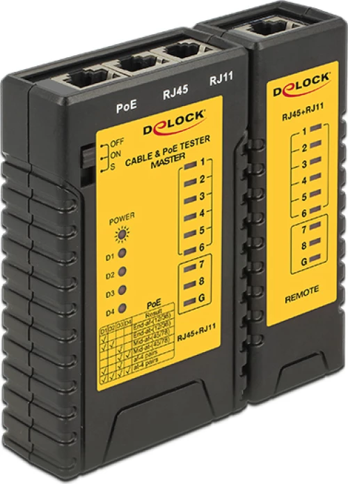 DeLock 86107 Tester Καλωδίων Δικτύου