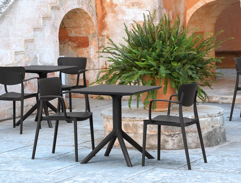 Καρέκλα Πολυπροπυλενίου 128 Loft Μαύρο