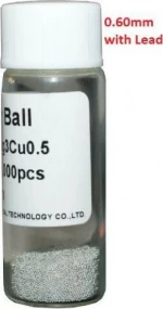 Μπίλιες reballing 0.6mm με μόλυβδο
