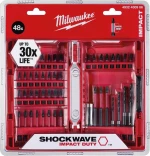 Milwaukee Σετ Τρυπάνια, Μύτες & Αντάπτορες Shockwave Impact Duty 4932430906 48τμχ