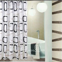 Κουρτίνα Μπάνιου Ύφασμα (Κρίκοι) 180x200 - 5206753016403
