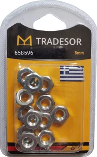 Tradesor Σετ Παξιμάδια 8mm 658596