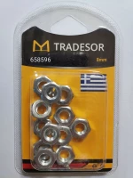 Tradesor Σετ Παξιμάδια 8mm 658596