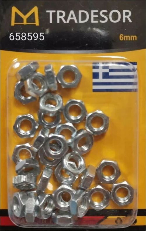 Σετ Παξιμάδια 6mm 658595