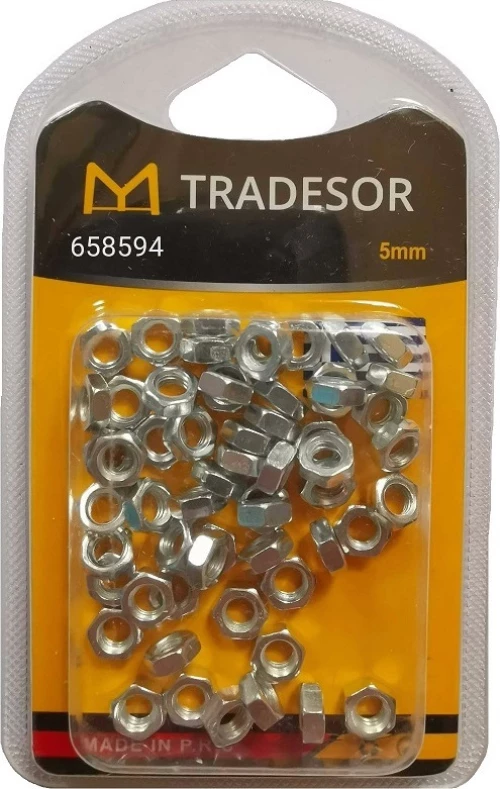 Tradesor Σετ Παξιμάδια 5mm 658594
