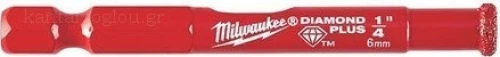 Milwaukee Ποτηροτρύπανο Διαμαντέ 6mm 1τμχ 49560505