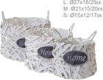 Marhome Κασπώ Ψάθινο Καλάθι Σετ