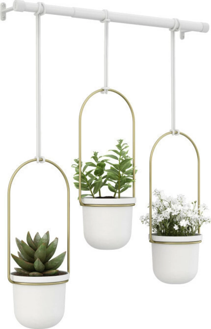Umbra Κασπώ Triflora (Λευκό / Χρυσό)