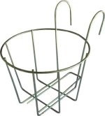 Viosarp Γλαστροθήκη Γαλβανιζέ Ασημί 18,5cm