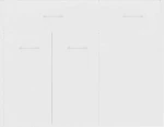 Μπουφές Λευκός 88 x 30 x 70 εκ. από Μοριοσανίδα