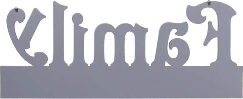 Κρεμάστρα Τοίχου Family Ξύλινη 29.5cm