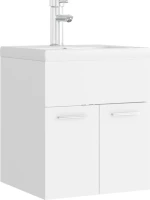vidaXL 3071261 Πάγκος με Νιπτήρα 41x38.5x46cm Λευκός