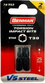 Benman Μύτες T30x25mm 74953 2τμχ