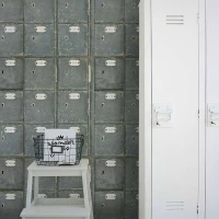 Ταπετσαρία Locker Room WP20106 Grey MindTheGap 52x300cm