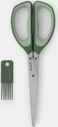 Brabantia σετ ψαλίδι κουζίνας για χορταρικά με εργαλείο καθαρισμού (2 τεμάχια) - 081.1216/85