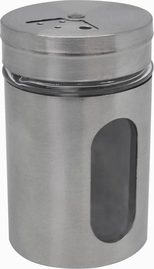 Σετ 24 Τεμ Αλατοπιπερα Inox Με Γυαλι 5X5X8,2Εκ Ankor
